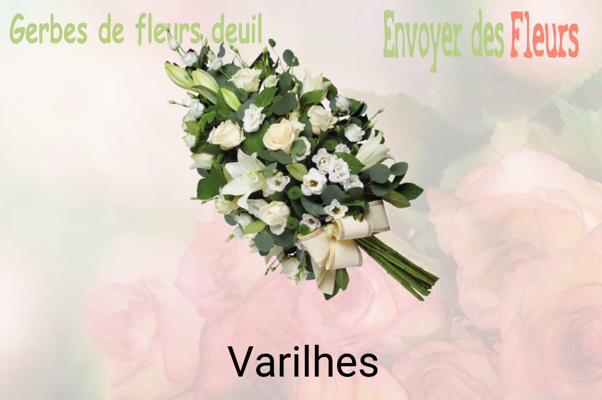 Gerbe de fleurs de deuil livrée à Varilhes